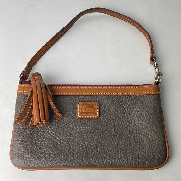 Dooney and Bourke Small Leather Wristlet Bag - Picture 1 of 9